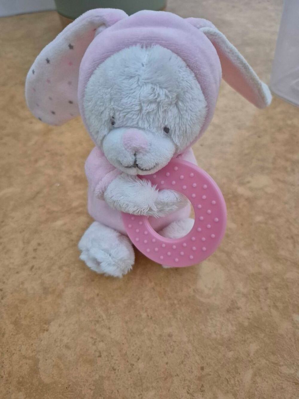 Doudou Lapin Rose Jeux / jouets