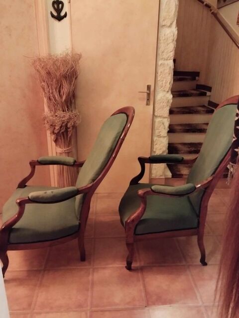 2 fauteuils style Voltaire 150 Arles (13)