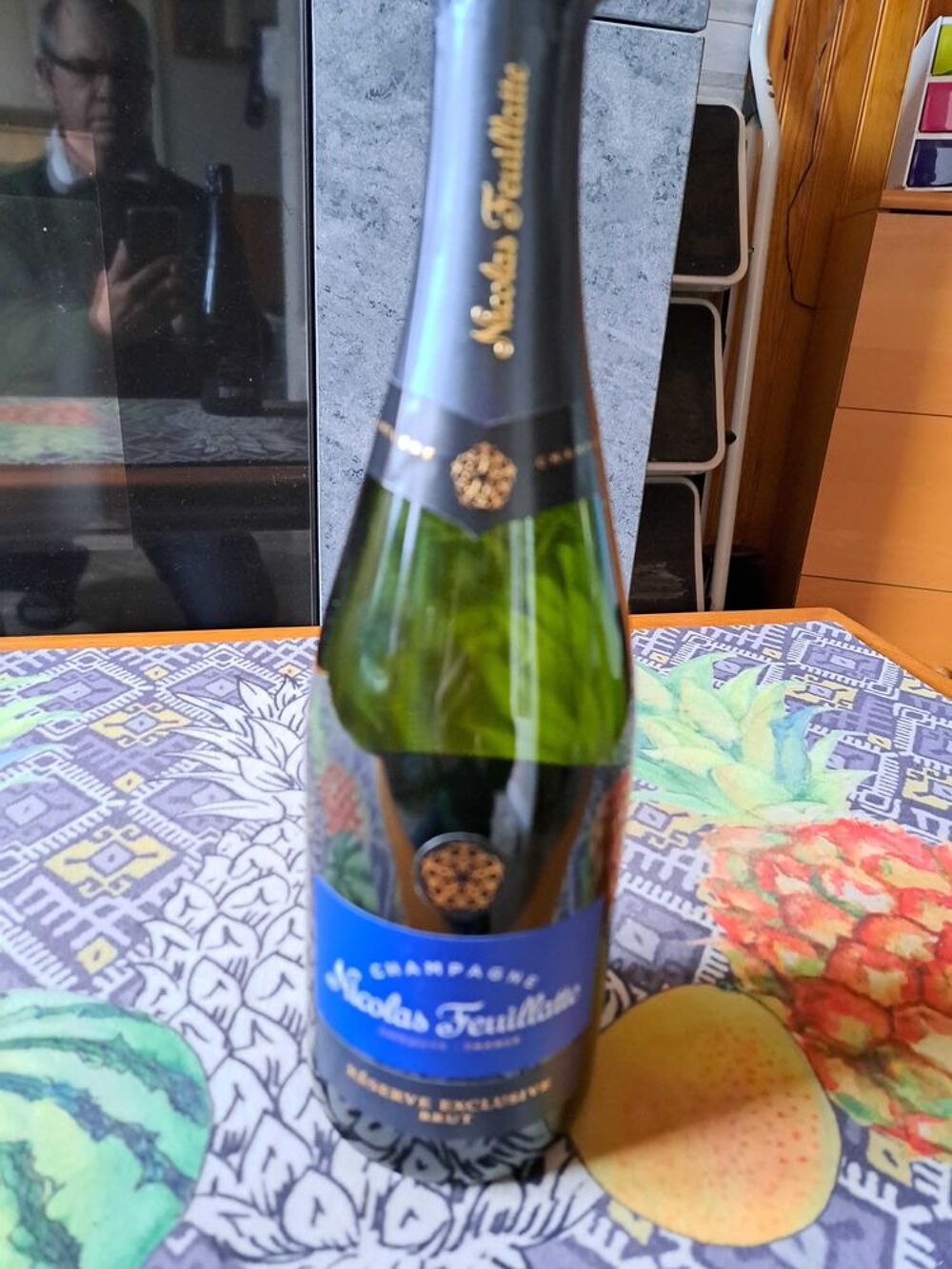 bouteille de champagne Nicolas feuillatte 