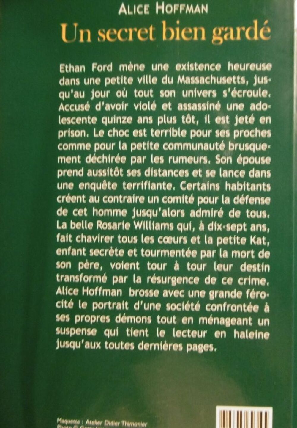 livre "un secret bien gard&eacute;" Livres et BD