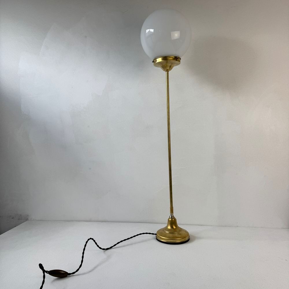 ANCIENNE LAMPE A POSER EN OPALINE XXL VINTAGE Décoration