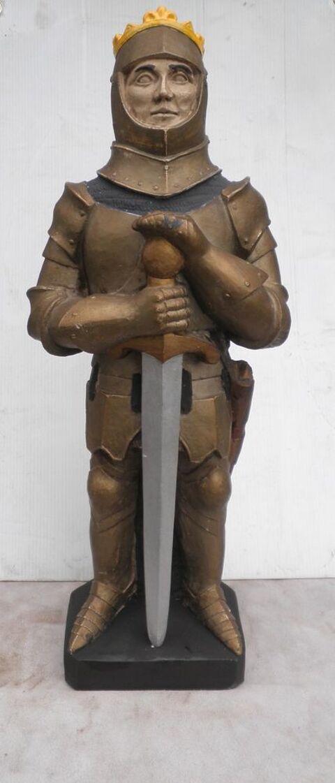 -Statue CHARLES VI signe jl DELAROCHE 60 griselles-le-Bocage (89)