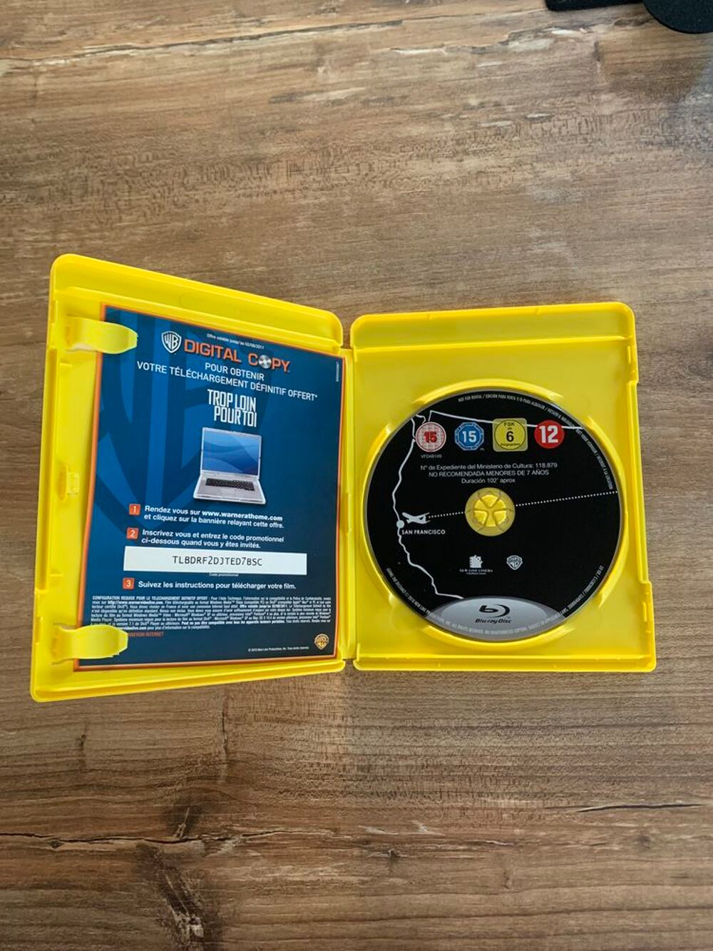 Blu ray " Trop loin pour toi " DVD et blu-ray