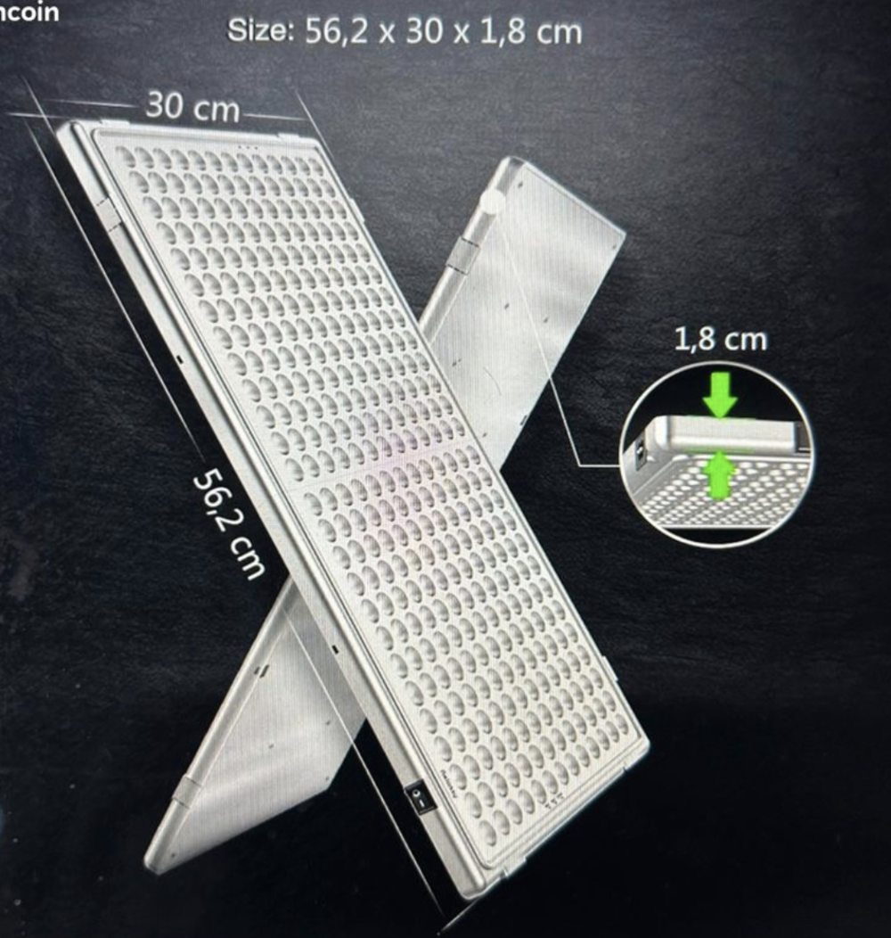 4 Lampes fleuraison horticole LED en &eacute;tat neuf Jardin