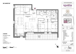  Appartement à vendre 4 pièces 86 m²
