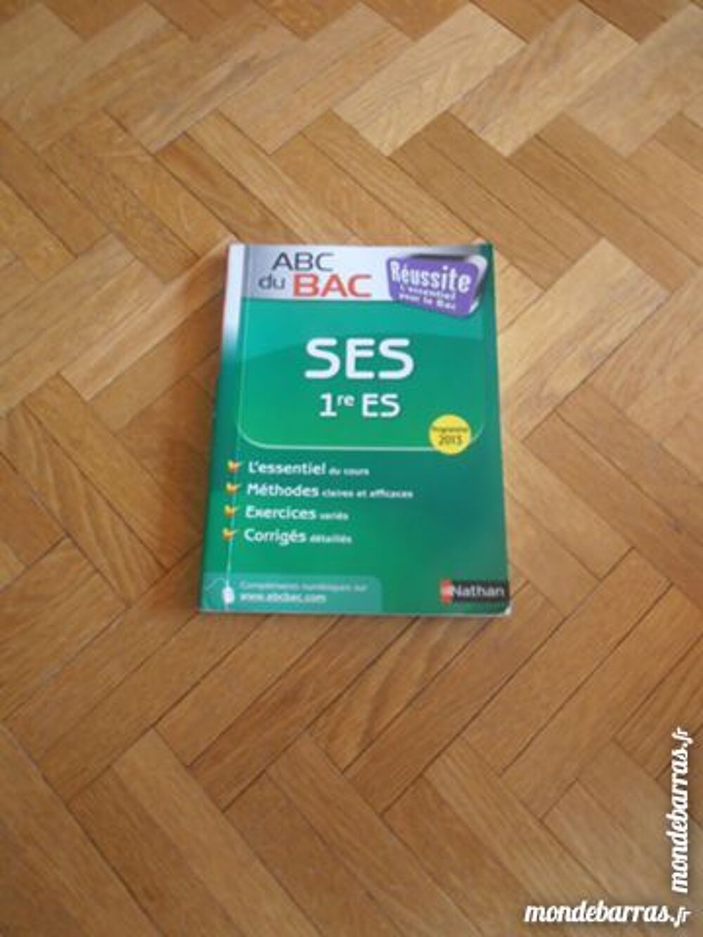 SES 1&egrave;re ES ABC du BAC (1) Livres et BD