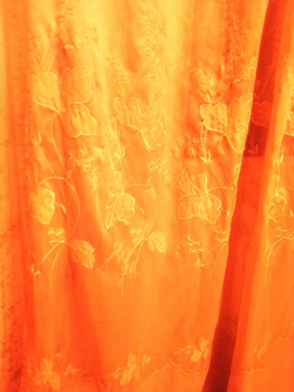 Rideau Brod&eacute; en polyester Décoration