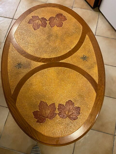 TABLE DE SALON OVALE CHENE 
80 Maignelay-Montigny (60)