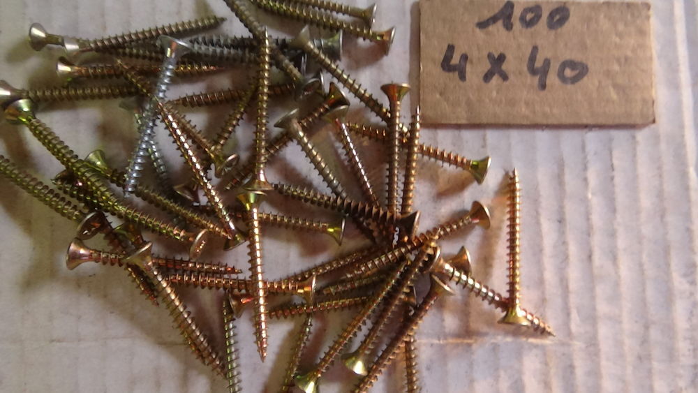 VIS A BOIS TETE FRAISEE CRUCIFORME Bricolage