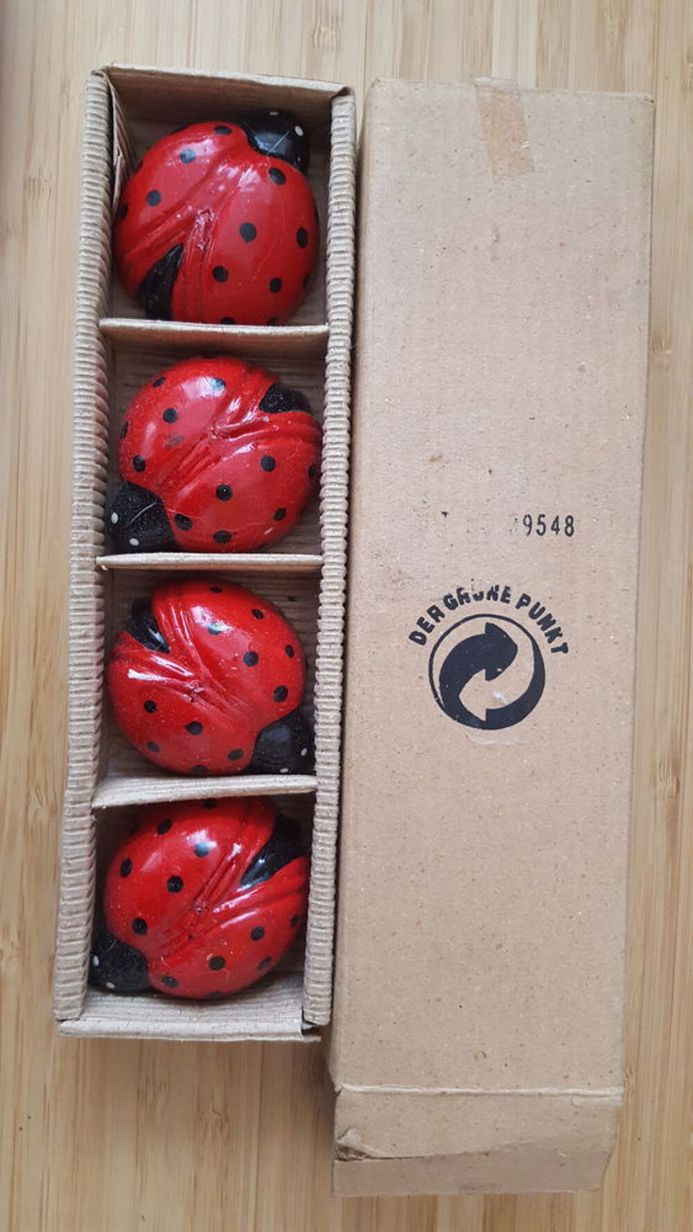 Bougies coccinelles Décoration