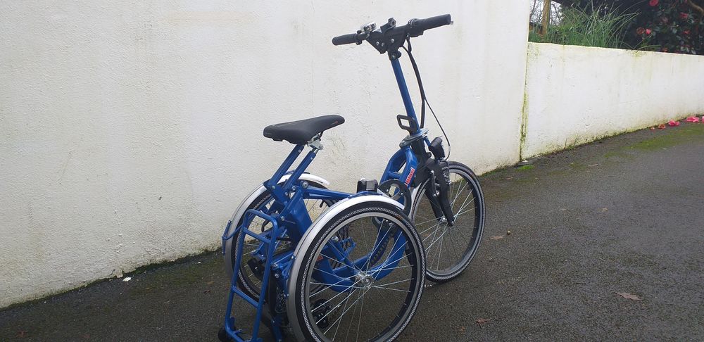 Tricycle adulte &eacute;lectrique pliant Sports