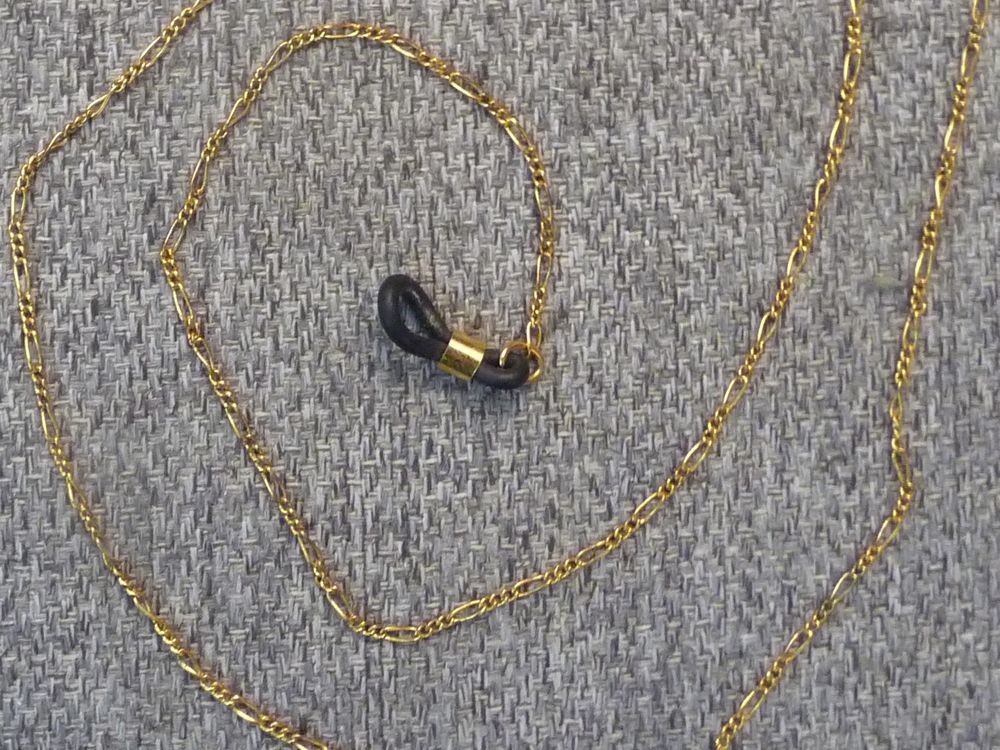 Chaine &agrave; Lunettes Fine en M&eacute;tal Dor&eacute;- Neuf Bijoux et montres
