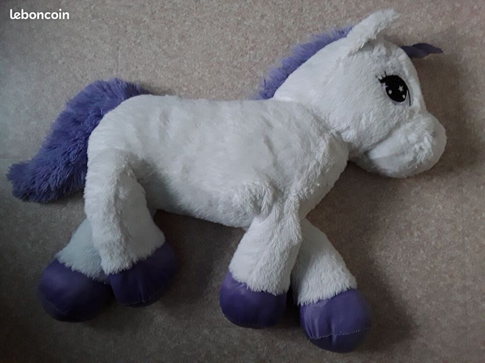 Grande peluche licorne tr&egrave;s douce Jeux / jouets