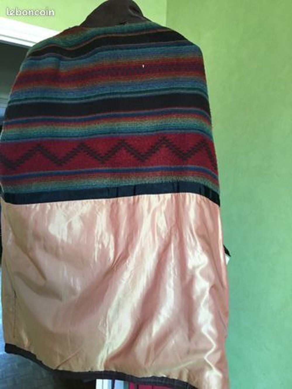 Veste mi longue en cuir Vêtements