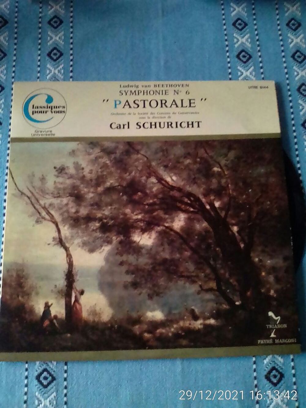 Vinyle 33T SYMPHONIE N6 PASTORALE - SCHURICHT CD et vinyles