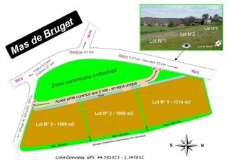  Terrain � vendre 4800 m� Catus