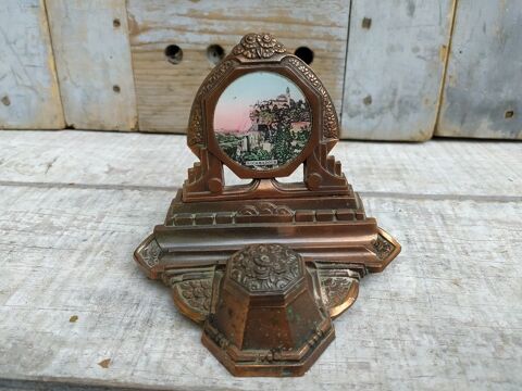 Ancien Encrier Souvenir de Rocamadour Art D�co 1930 35 Loches (37)