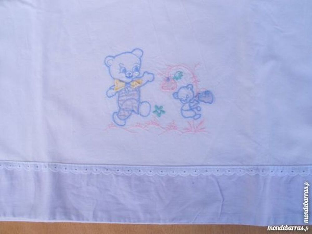 Drap b&eacute;b&eacute; NATALYS 73cm x 115 cm oursons Puériculture