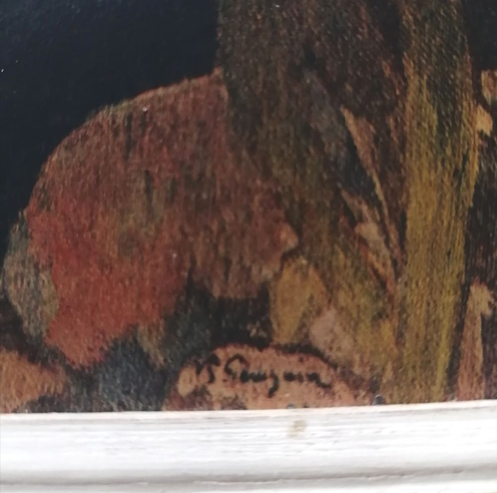 Tableau : Le cheval blanc de Paul Gauguin Décoration