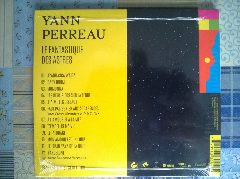 CD &quot;le fantastique des astres&quot; de Yann Perreau CD et vinyles