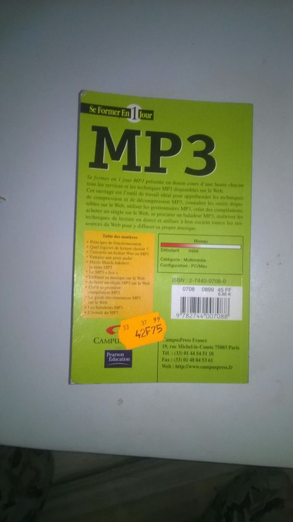 Livre MP3
Olivier Deforge
Livres et BD