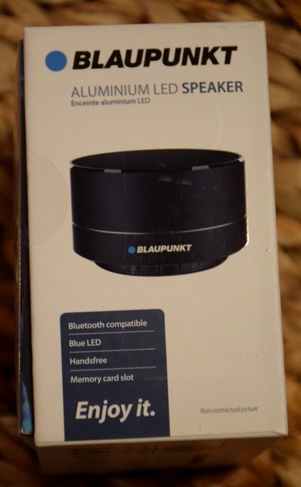 Blaupunkt Enceinte Aluminium Led - Neuve - Bluetooth 5 W. Audio et hifi