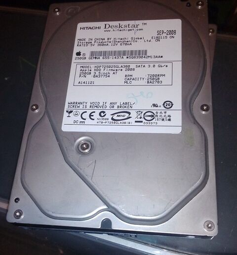 dlsque dur sata 3.0  de 25O G  IMAC DUo core 16 Lampertheim (67)