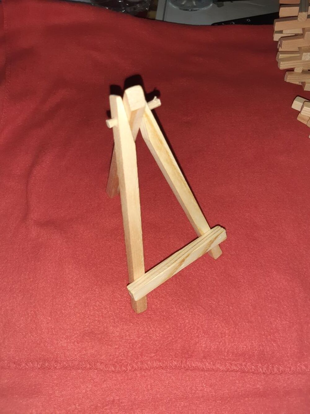 Lot de 20 minis chevalets triangulaires Décoration