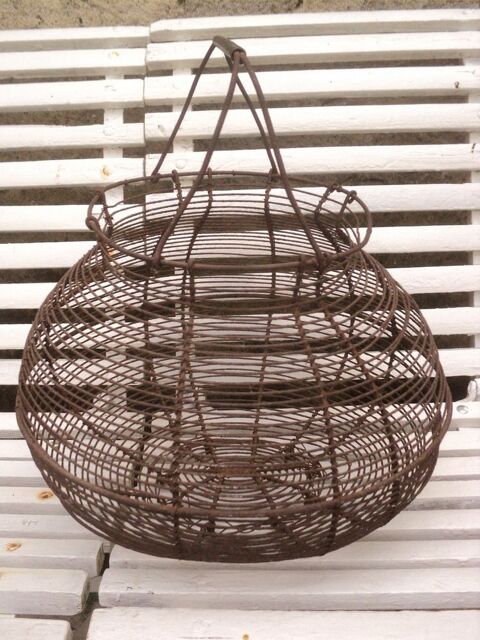 Gros Panier � Oeufs Salade en Fil de Fer D�co Cuisine Jardin 50 Loches (37)