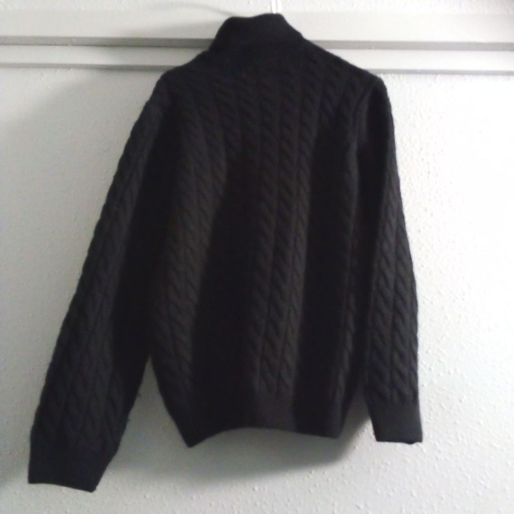 Pull col roul&eacute; d'hiver ZARA noir Vêtements