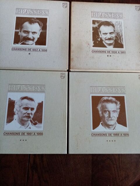 Coffret albums Georges Brassens 35 Bar-le-Duc (55)
