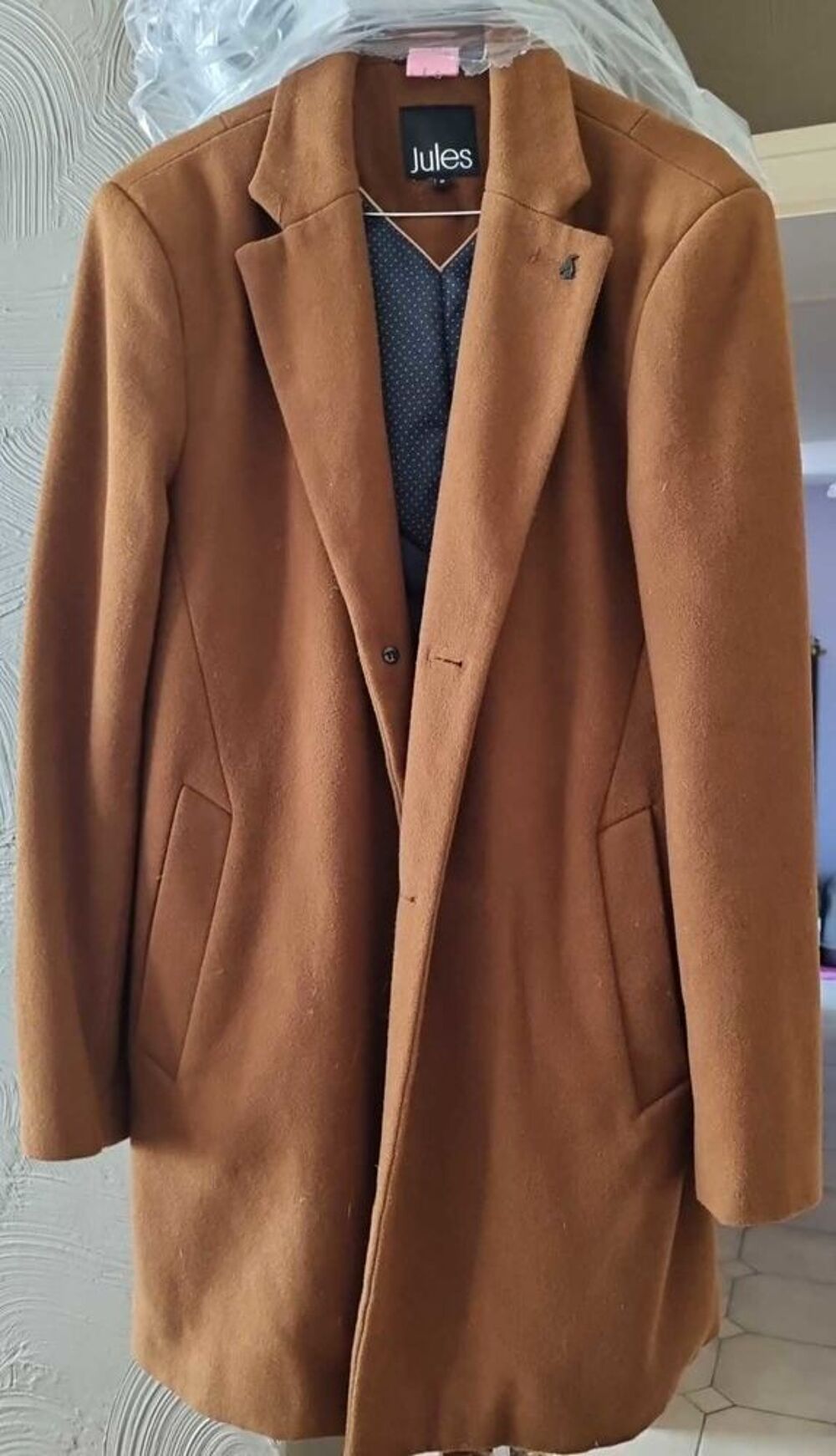 Tr&egrave;s beau manteau homme. Taille M. Marque Jules Vtements