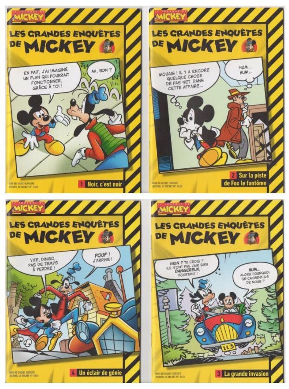 Le journal de Mickey - Les grandes enqu&ecirc;tes de Mickey Livres et BD