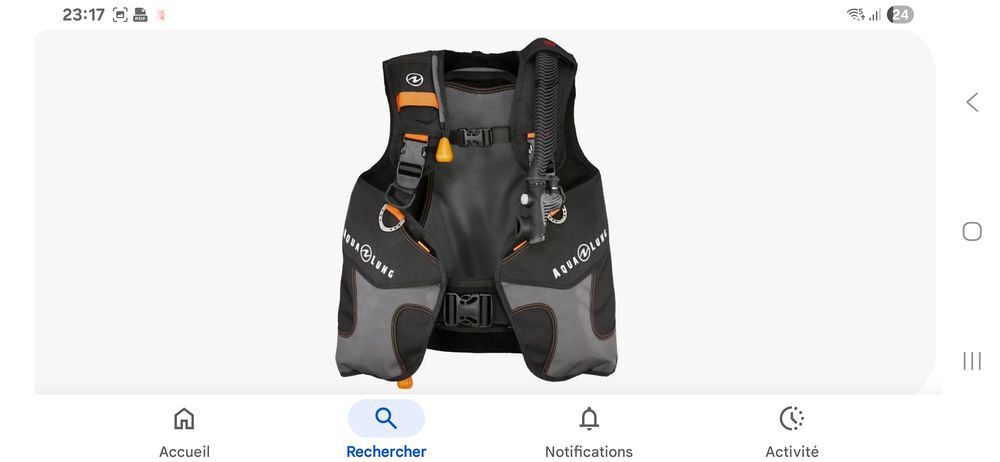 divers mat&eacute;riels de plong&eacute;e marque aqualung Sports