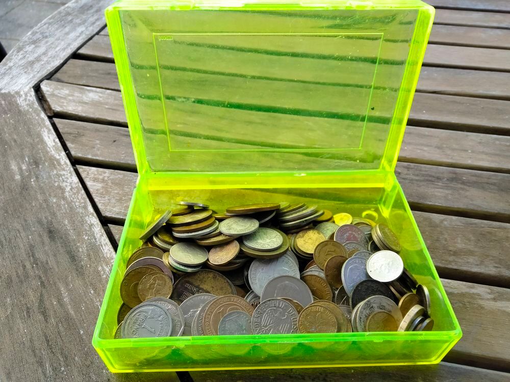 Coffret de pi&egrave;ces de monnaie ancienne Décoration