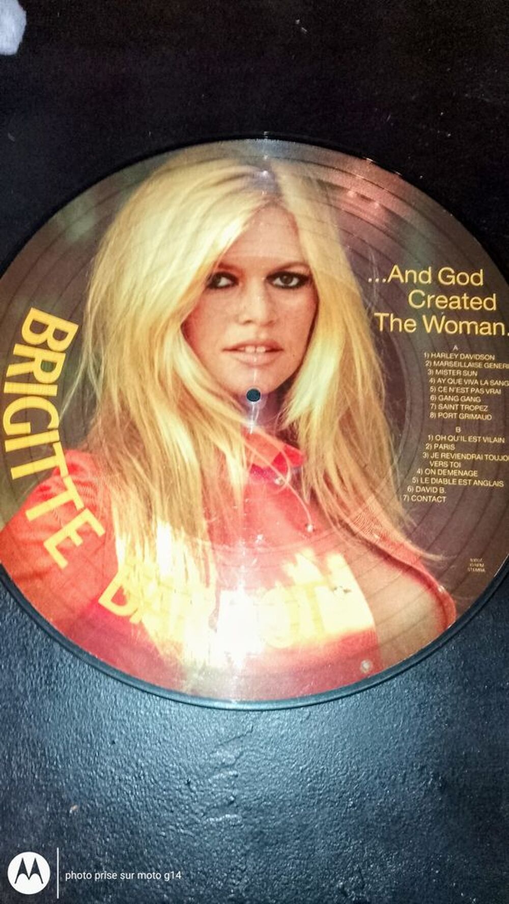 Picture disque vinyle Brigitte Bardot BAISSE DE PRIX CD et vinyles