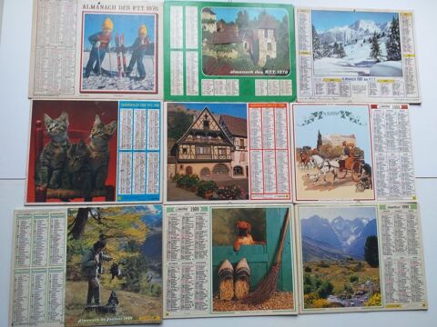 CALENDRIER ALMANACH DU FACTEUR / DES PTT 1 Marcq-en-Bar�ul (59)