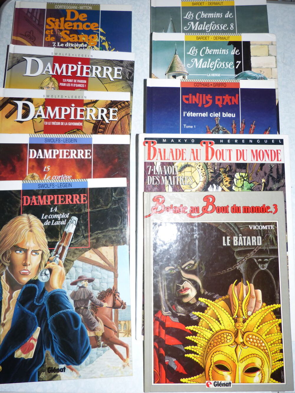 BD - &eacute;ditions GLENAT a choisir LISTE N&deg; 3 - LISEZ TOUT Livres et BD
