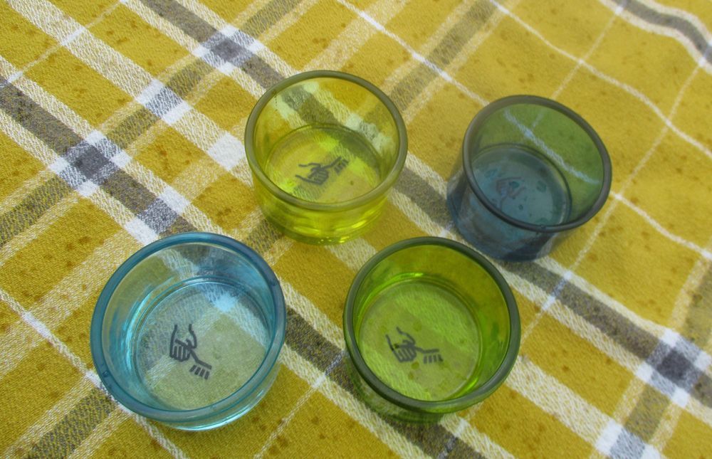 Lot de 4 Bougeoirs Transparents avec Bougies Chauffe-plats Décoration