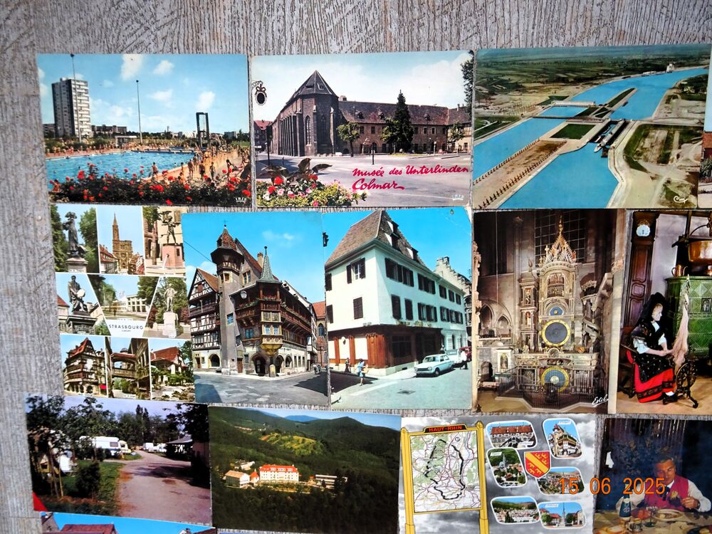 35 cartes postales Colmar , Alsace et vosges 