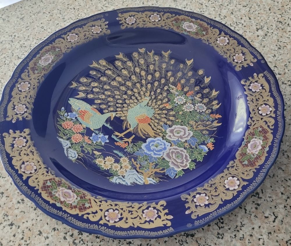 Lot de 17 d'assiettes &agrave; motif Décoration