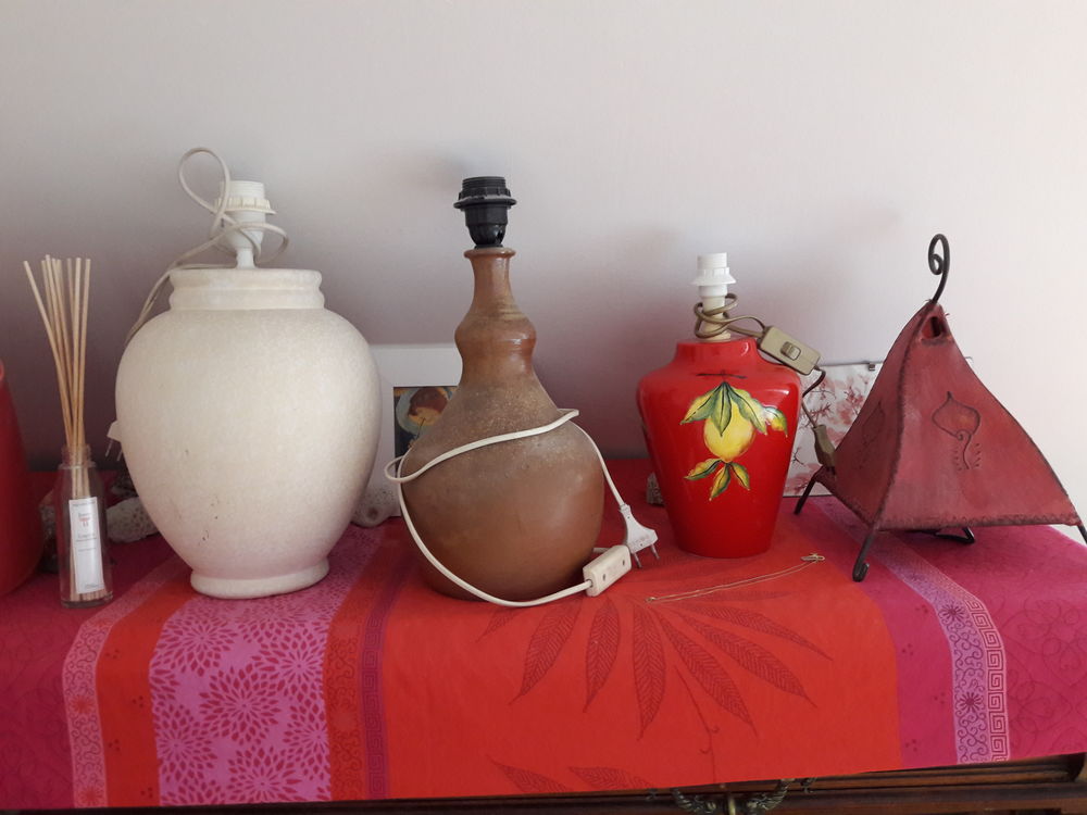 lot de 4 lampes avec abat jour pour certaines Décoration