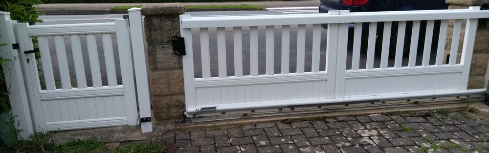 Portail+portillon+cl&ocirc;ture Bricolage