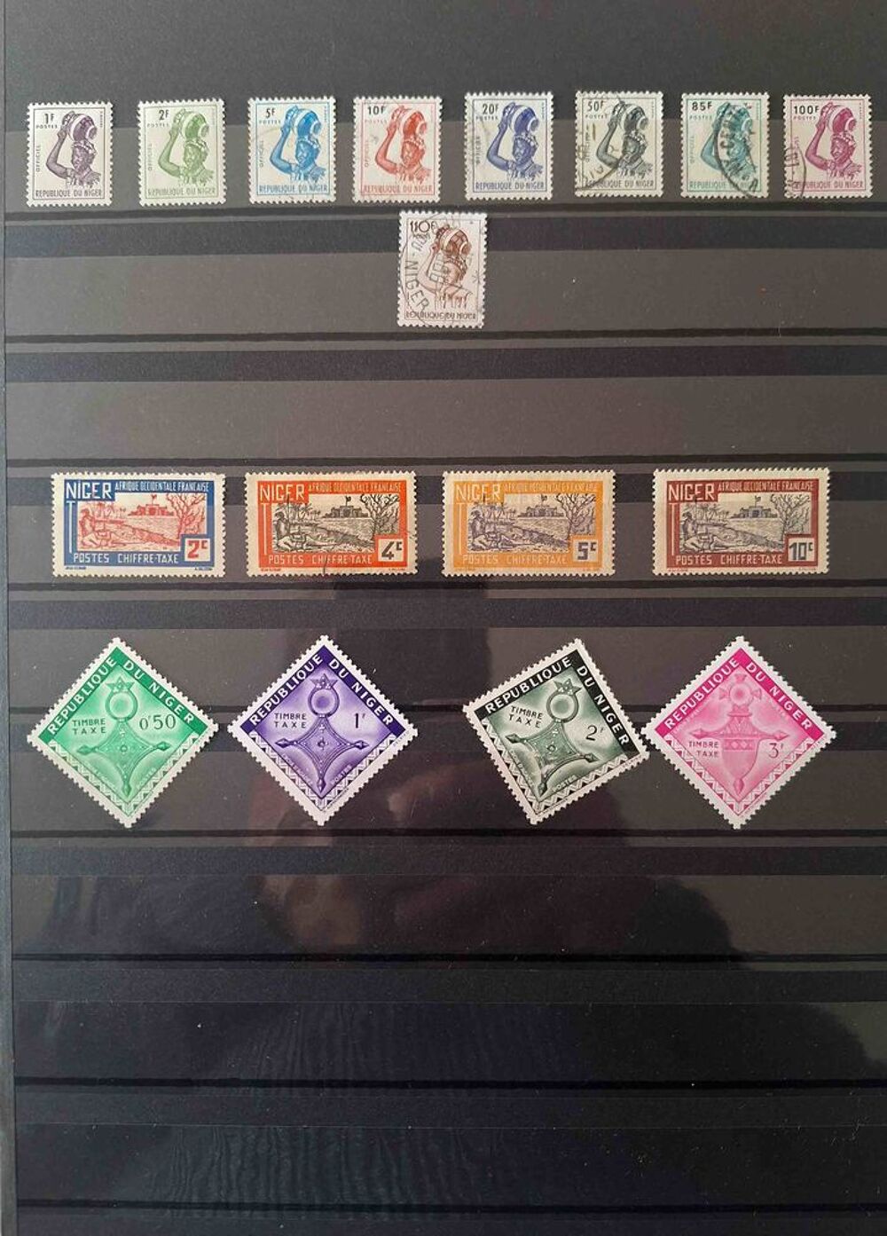 S&eacute;rie de timbres de collection du Niger 