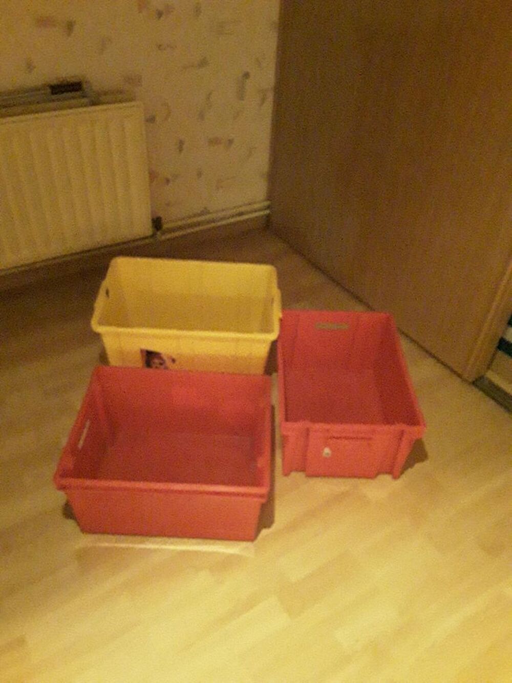 Lot de 3 bacs de rangement Bricolage