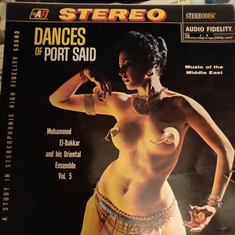 .MOHAMED EL BAKKAR / DANCES OF PORT SAID / DISQUE VYNIL 33 T 8 Pont-Audemer (27)