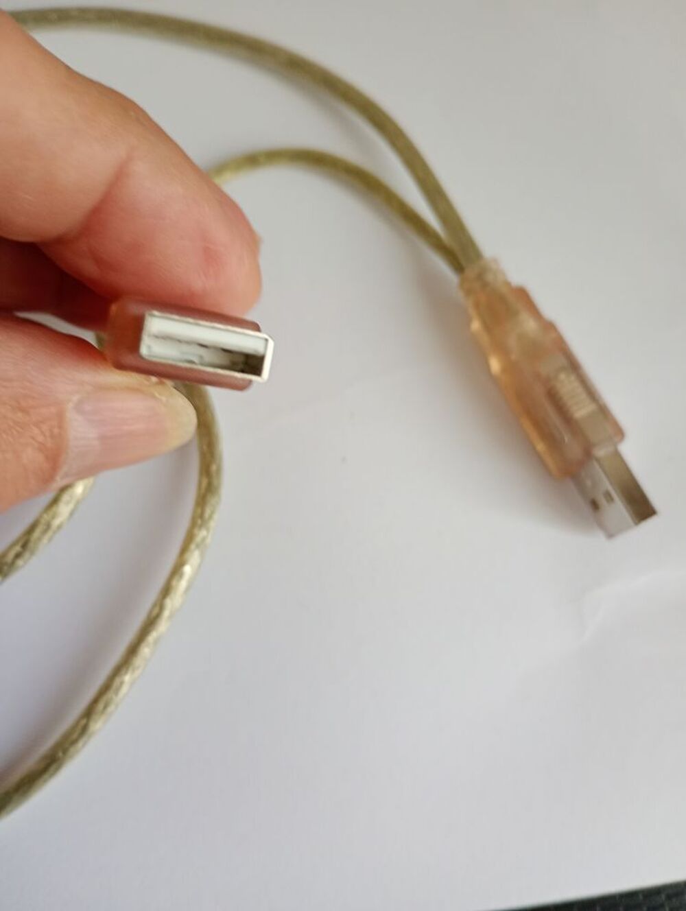 cable adaptateur double usb m&acirc;le vers mini usb Matériel informatique