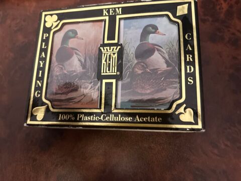 Jeu de cartes KEM et coffret en noyer 270 Saint-Maur-des-Fosss (94)