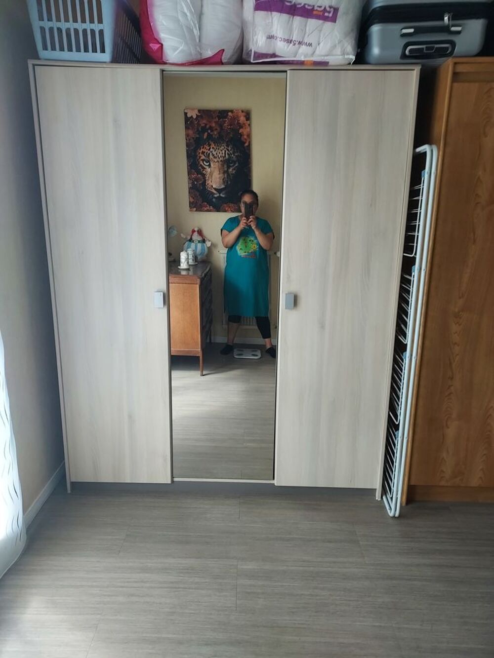 armoire 2 portes + 1 grand miroir Meubles