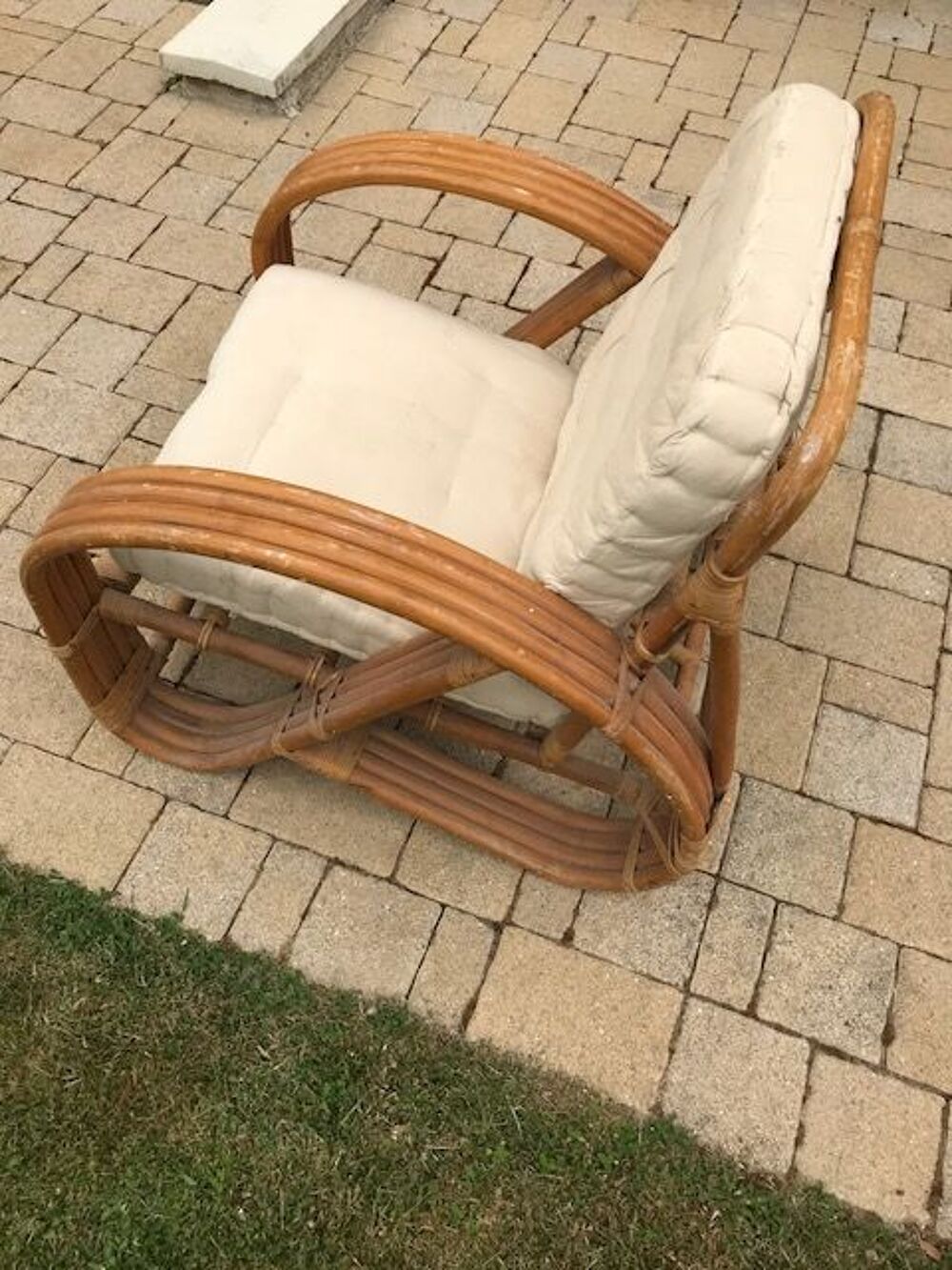 2 x fauteuils en bambou / rotin Meubles